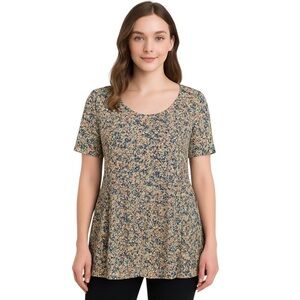 NWT LULAROE Women’s Abstract Print Perfect Tee Top Size S